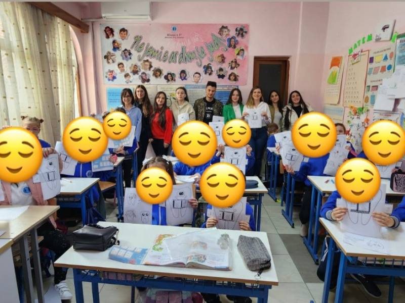 SHËNDËTI ORAL NË FËMIJËRI, AKTIVITET ME STUDENTËT E STOMATOLOGJISË