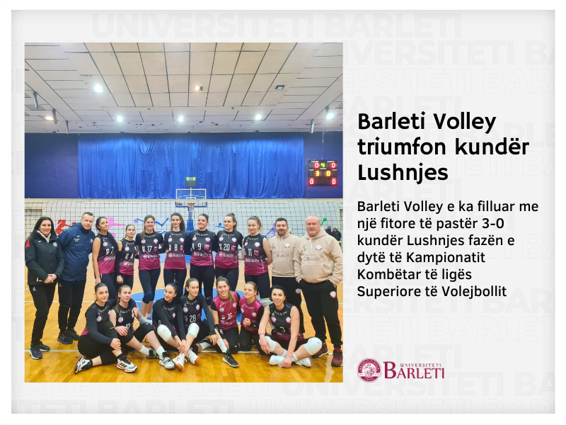 Barleti Volley triumfon kundër Lushnjes