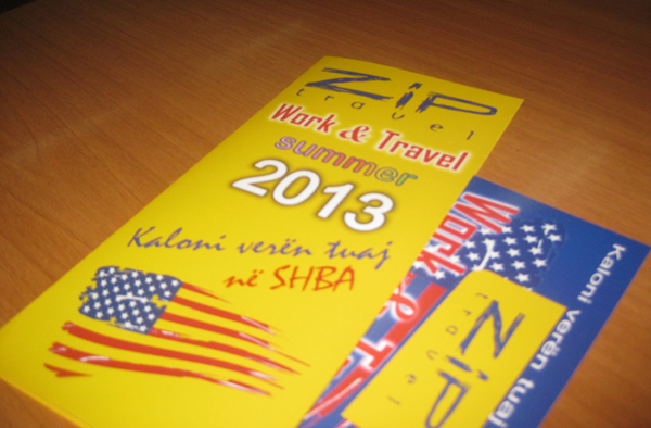 Prezantim i programit veror "Work and Travel" nga kompania ZIP Travel në ambjentet e Universitetit "Barleti"