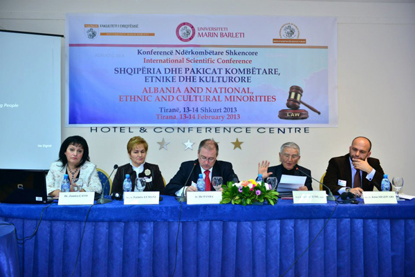 Konferencë shkencore ndërkombëtare "Shqipëria dhe Pakicat Kombëtare, Etnike dhe Kulturore"