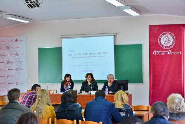 Leksion i hapur me temë "Taksa Progresive vs Taksa e sheshtë".