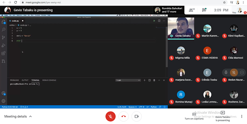 Bazat e programimit në Python