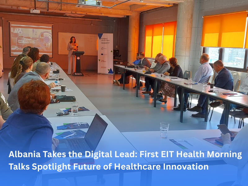 Albania Hosts First-Ever EIT Health Morning Health Talks, Advancing Digital Health Dialogue