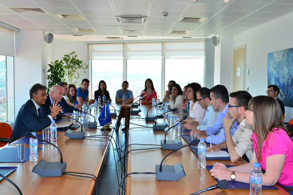 Vizita Studimorë në ambientet e Delegacionit të Bashkimit Evropian në Tiranë