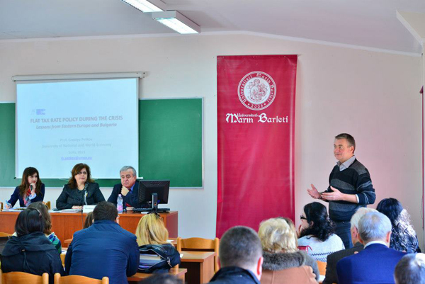 Leksion i hapur me temë "Taksa Progresive vs Taksa e sheshtë".