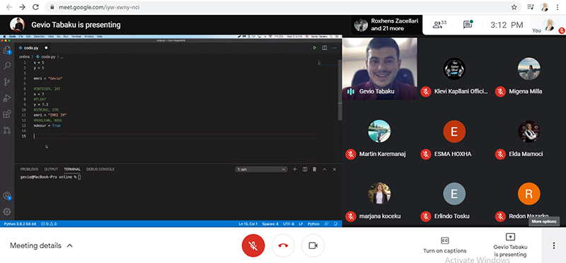 Bazat e programimit në Python