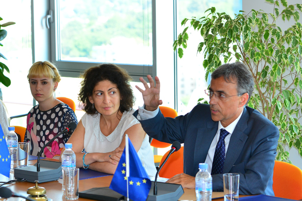 Vizita Studimorë në ambientet e Delegacionit të Bashkimit Evropian në Tiranë