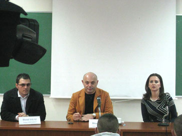 Blendi Fevziu në Universitetin Barleti