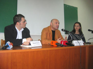 Blendi Fevziu në Universitetin Barleti