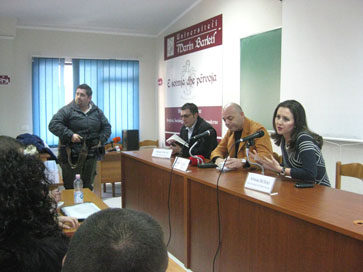 Blendi Fevziu në Universitetin Barleti