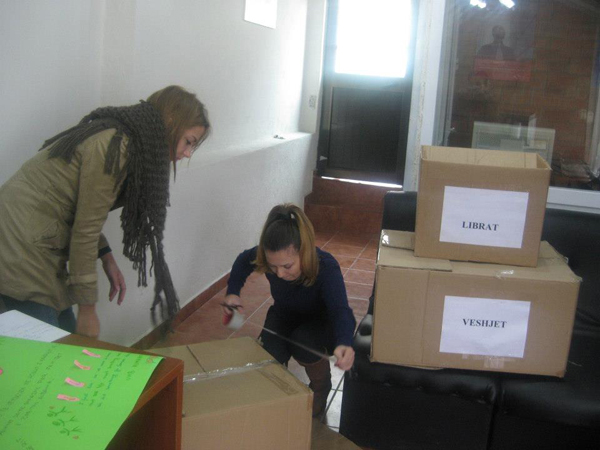 Klubi i Vullnetarëve të UB-së tek ambjentet e Caritas Albania