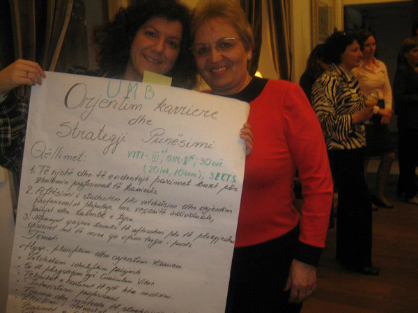 Programi i trajnimit mbi menaxhimin e Qëndrës së Karrierës