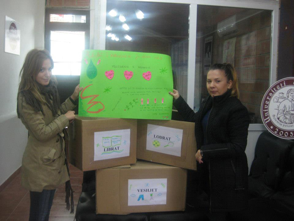 Klubi i Vullnetarëve të UB-së tek ambjentet e Caritas Albania