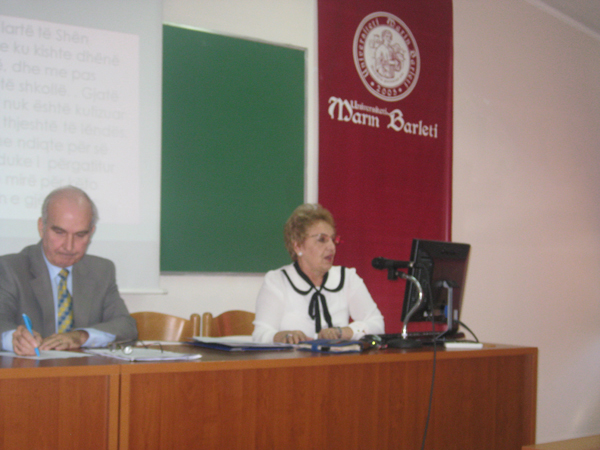 Simpoziumi i Organizuar me temë, "NëNë TEREZA & SHQIPTARëT" në Universitetin "Barleti"