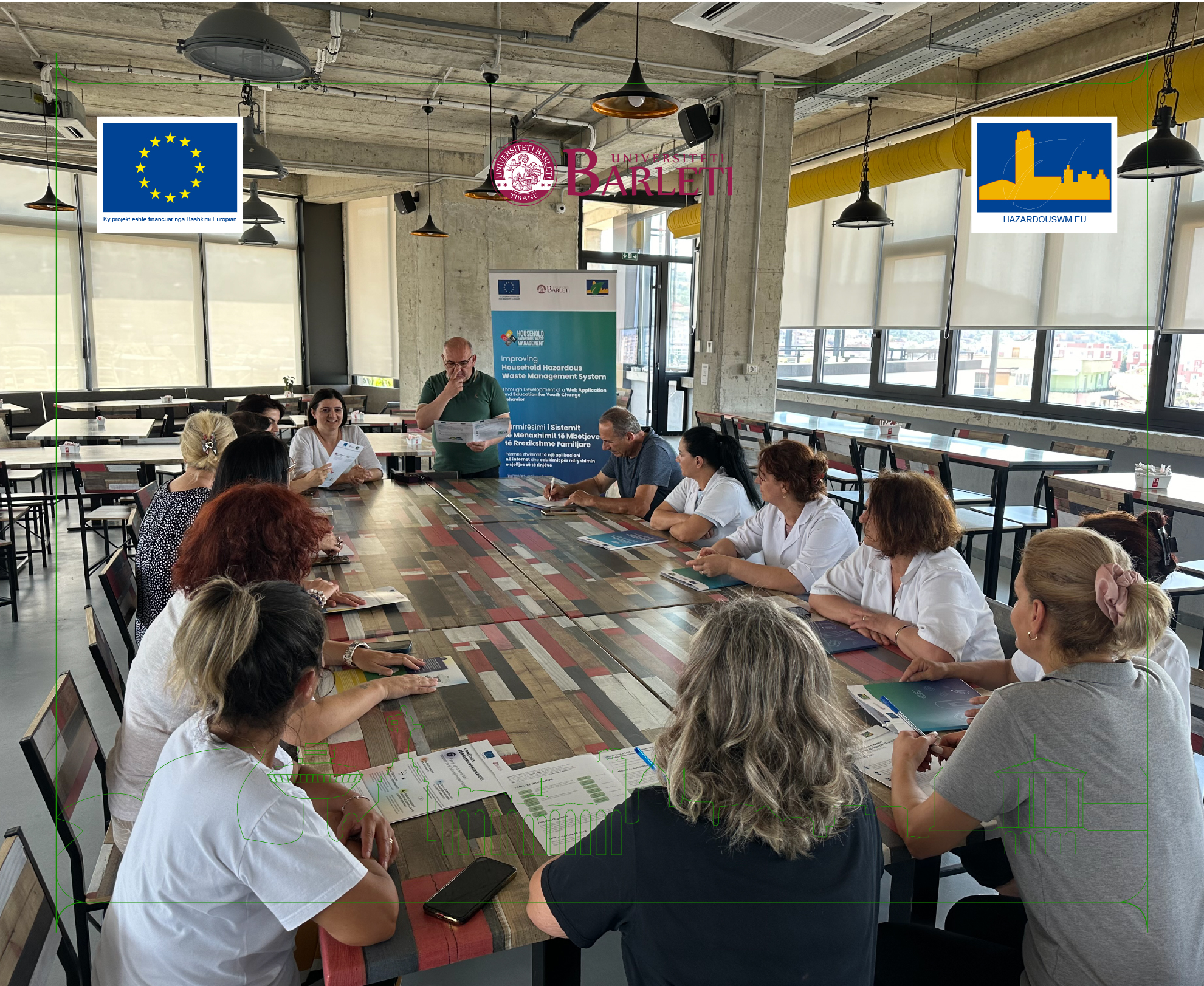  “Household Hazardous Waste Management “-takim me komunitetin.