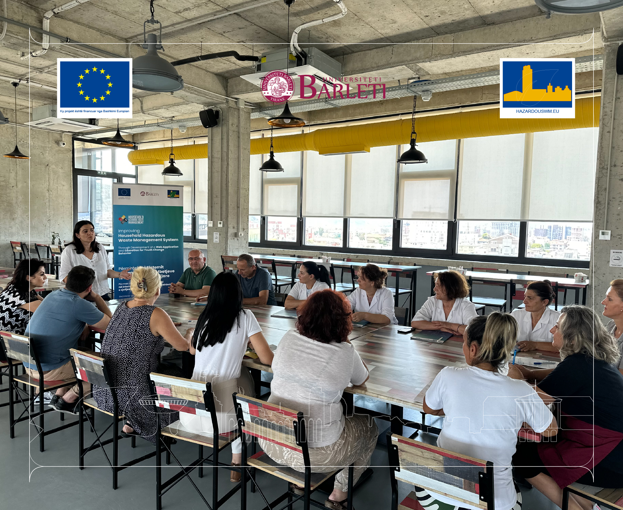  “Household Hazardous Waste Management “-takim me komunitetin.