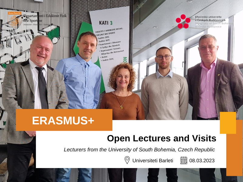 Erasmus + : University of South Bohemia, Czech Republic
