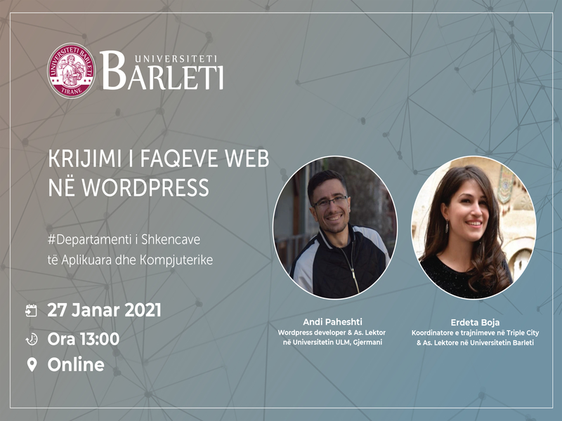 Krijimi i faqeve web në Wordpress