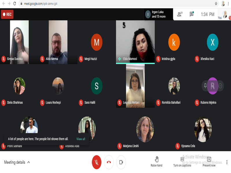 Klubi i Karrierës organizoi aktivitetin online 