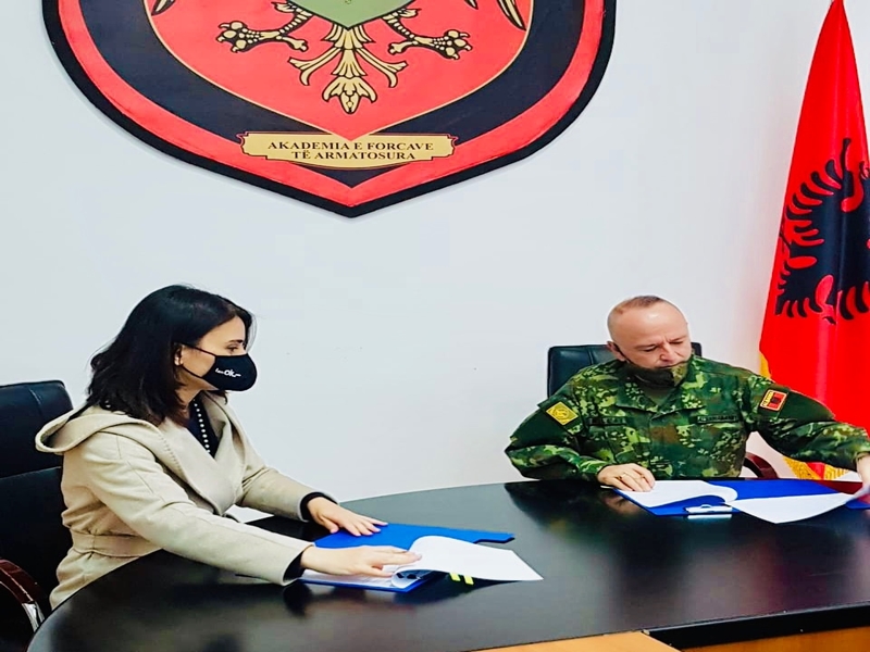 Marrëveshje bashkëpunimi me Rektoratin e Akademisë së Forcave të Armatosura