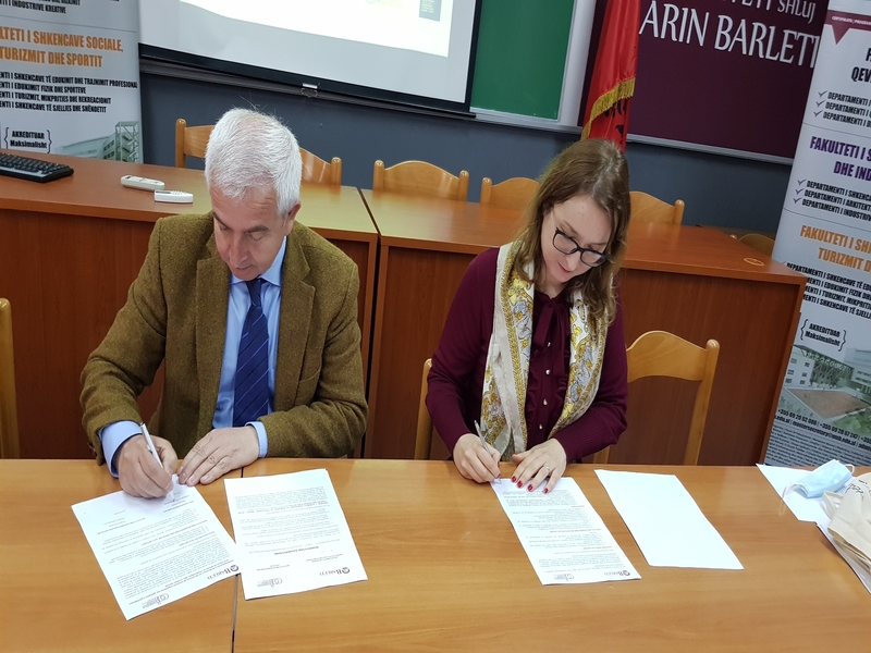 Marrëveshje bashkëpunimi midis Departamentit të Qeverisjes, Shkencave Politike dhe Komunikim dhe Insitutit për Bashkëpunim dhe Zhvillim