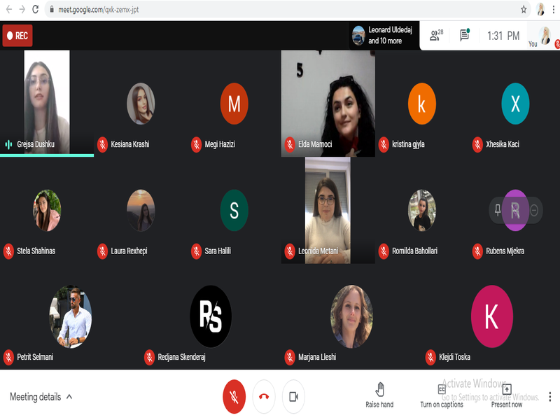 Klubi i Karrierës organizoi aktivitetin online 