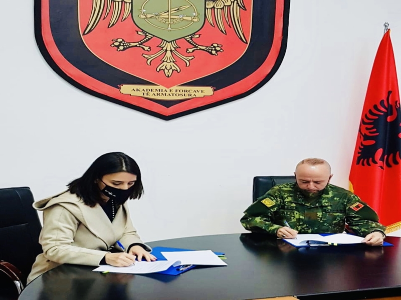 Marrëveshje bashkëpunimi me Rektoratin e Akademisë së Forcave të Armatosura
