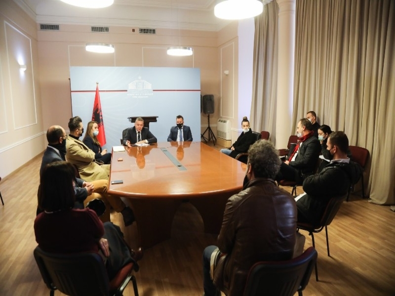 Takim me ministrin e Turizmit dhe Mjedisit, Z.Blendi Klosi