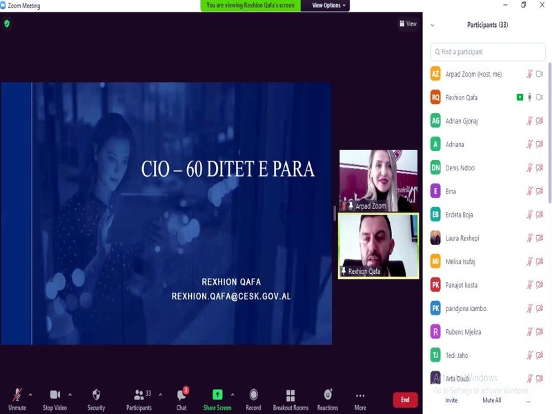 60 ditët e para si CIO