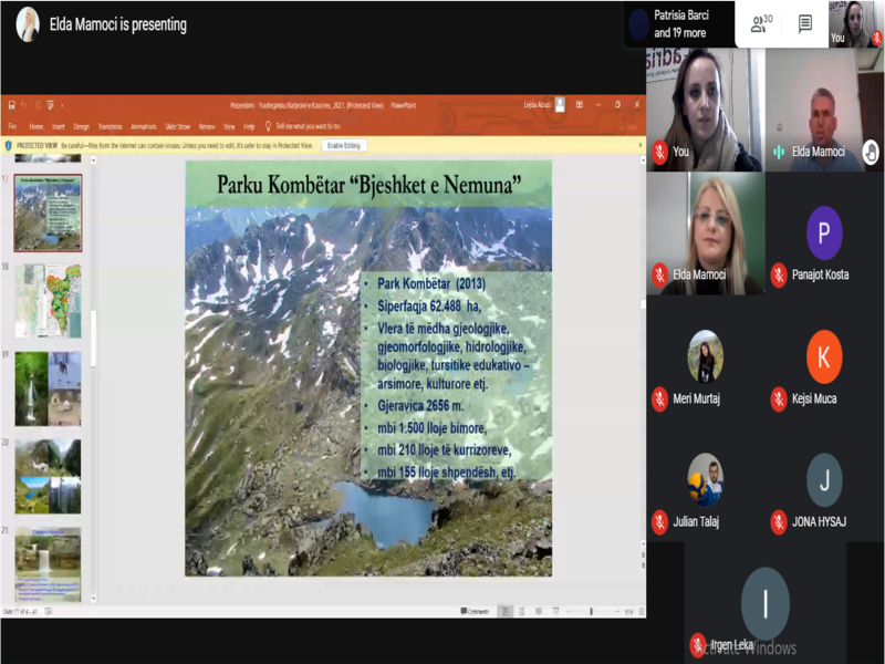 Trashëgimia natyrore e Kosovës dhe mbrojtja e saj