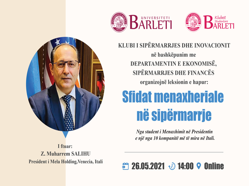 Sfidat menaxheriale në sipërmarrje