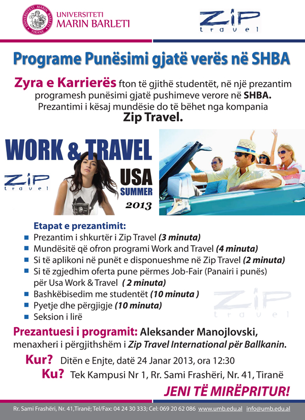 Programe Punësimi gjatë verës në SHBA