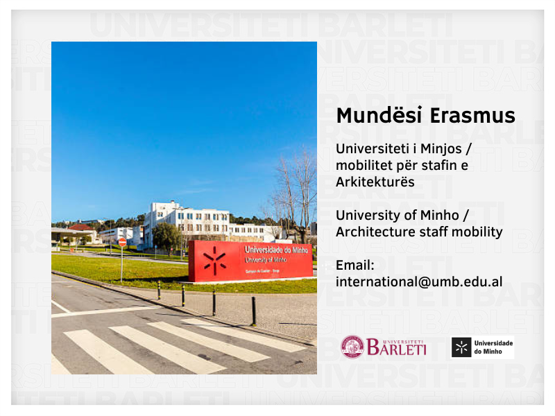 Universiteti i Minjos / mobilitet stafi - Arkitekturë
