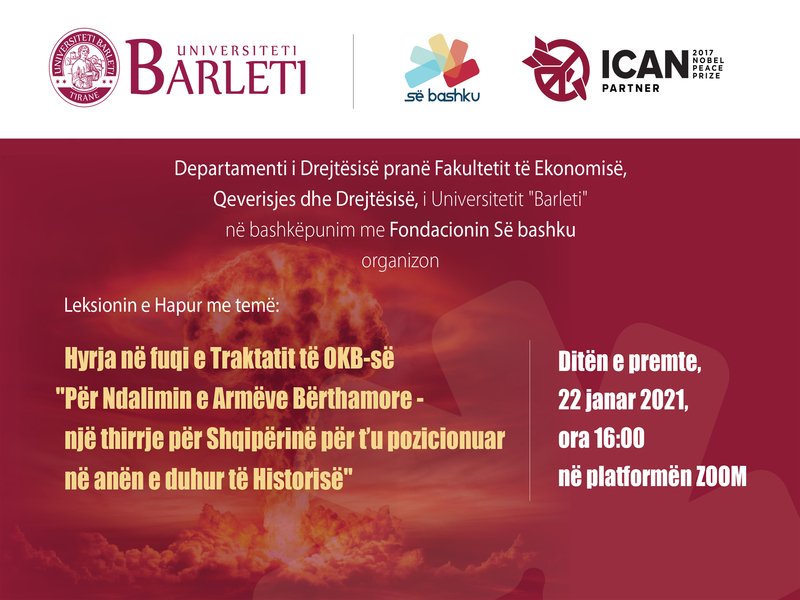 Traktatit të OKB për Ndaljen e Armëve Bërthamore.