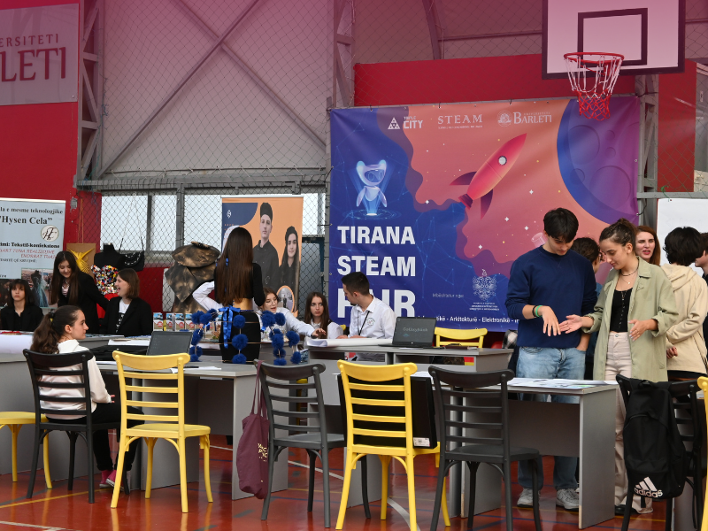 Tirana Steam Fair - Sukses në Universitetin Barleti