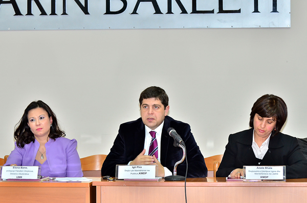 Panel ndërgjegjësues rreth mbrojtjes së të dhënave personale në universitetin 