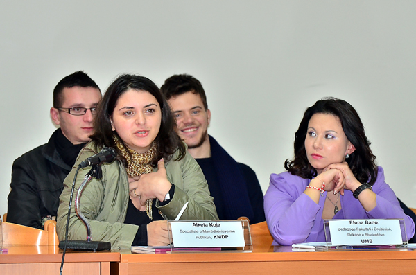 Panel ndërgjegjësues rreth mbrojtjes së të dhënave personale në universitetin 