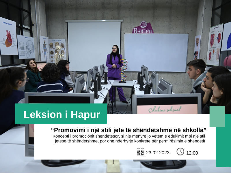 Promovimi i një stili jete të shëndetshme në shkolla