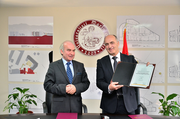 Universiteti Barleti nënshkruan kontraten me Pearson për hapjen e Qendrës së Testimit