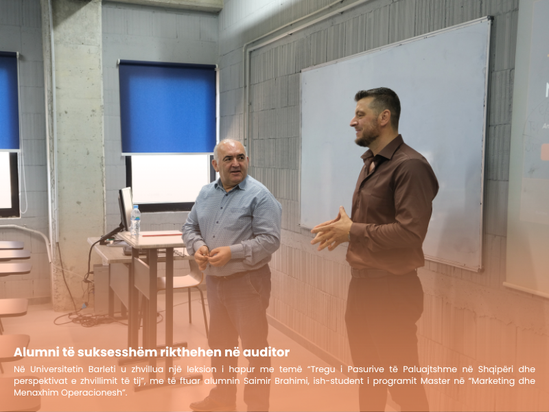 Alumni të suksesshëm rikthehen në auditor