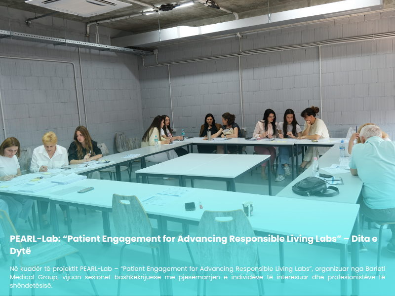 PEARL-Lab – “Patient Engagement for Advancing Responsible Living Labs” – Dita e Dytë