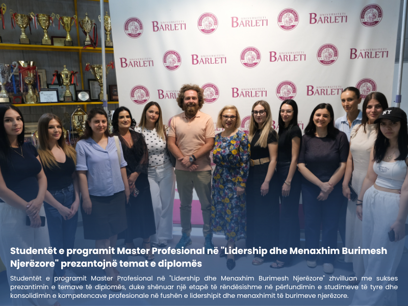 Prezantohen temat e diplomës në Masterin Profesional 