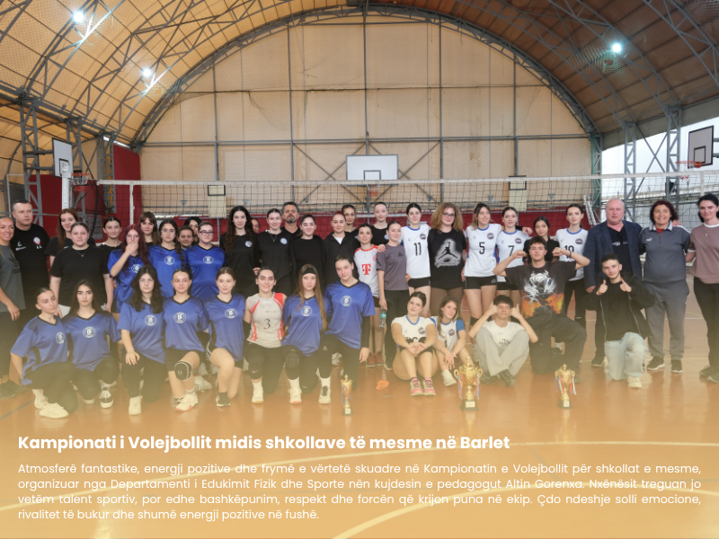 Kampionati i Volejbollit midis shkollave të mesme në Barlet