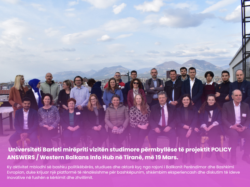 Universiteti Barleti, epiqendër e inovacionit rajonal