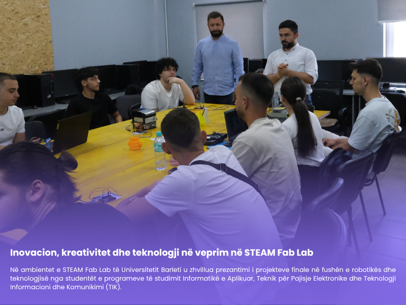 Inovacion, kreativitet dhe teknologji në veprim në STEAM Fab Lab