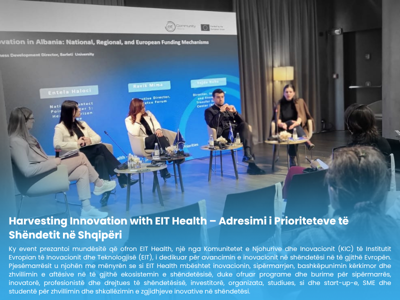 Universiteti Barleti bashkëorganizator i eventit për Inovacionin në Shëndetësi