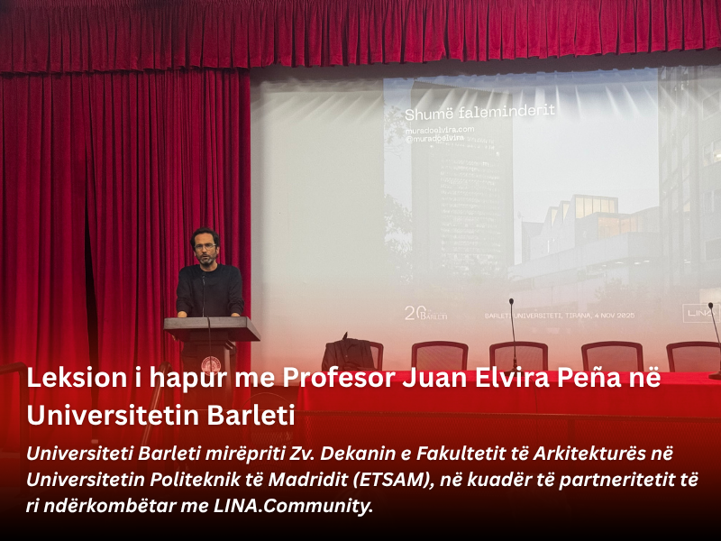 Leksion i Hapur me Profesor Juan Elvira Peña në Universitetin Barleti