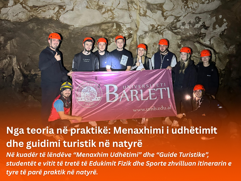 Nga teoria në praktikë: Menaxhimi i udhëtimit dhe guidimi turistik në natyrë