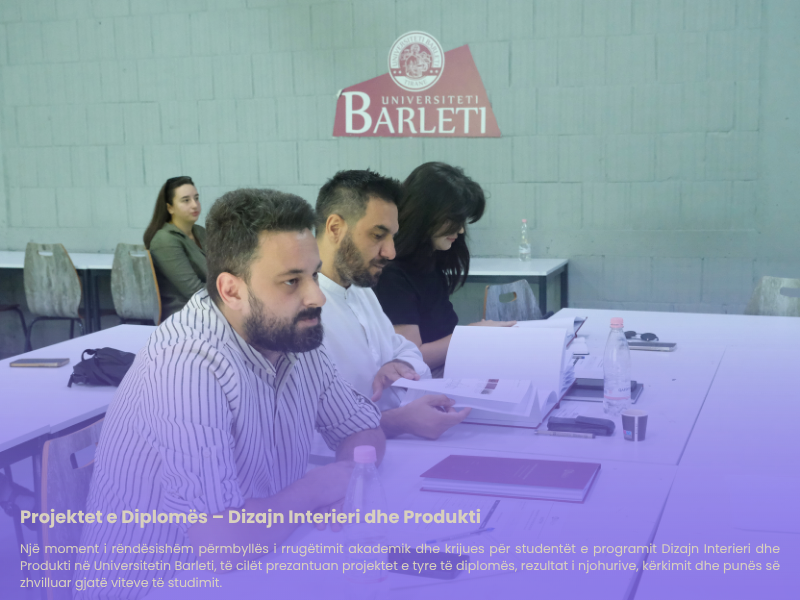 Projektet e Diplomës – Dizajn Interieri dhe Produkti