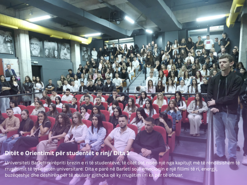 Ditët e Orientimit për studentët e rinj/ Dita 1